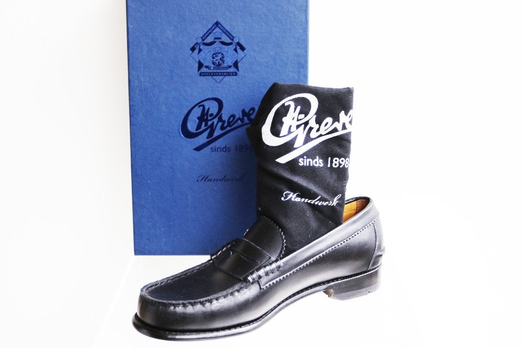 Nieuw in doos! Greve Mohawk loafer in 7.5 G = maat 41.5, Loafers, Zwart, Nieuw, Ophalen of Verzenden