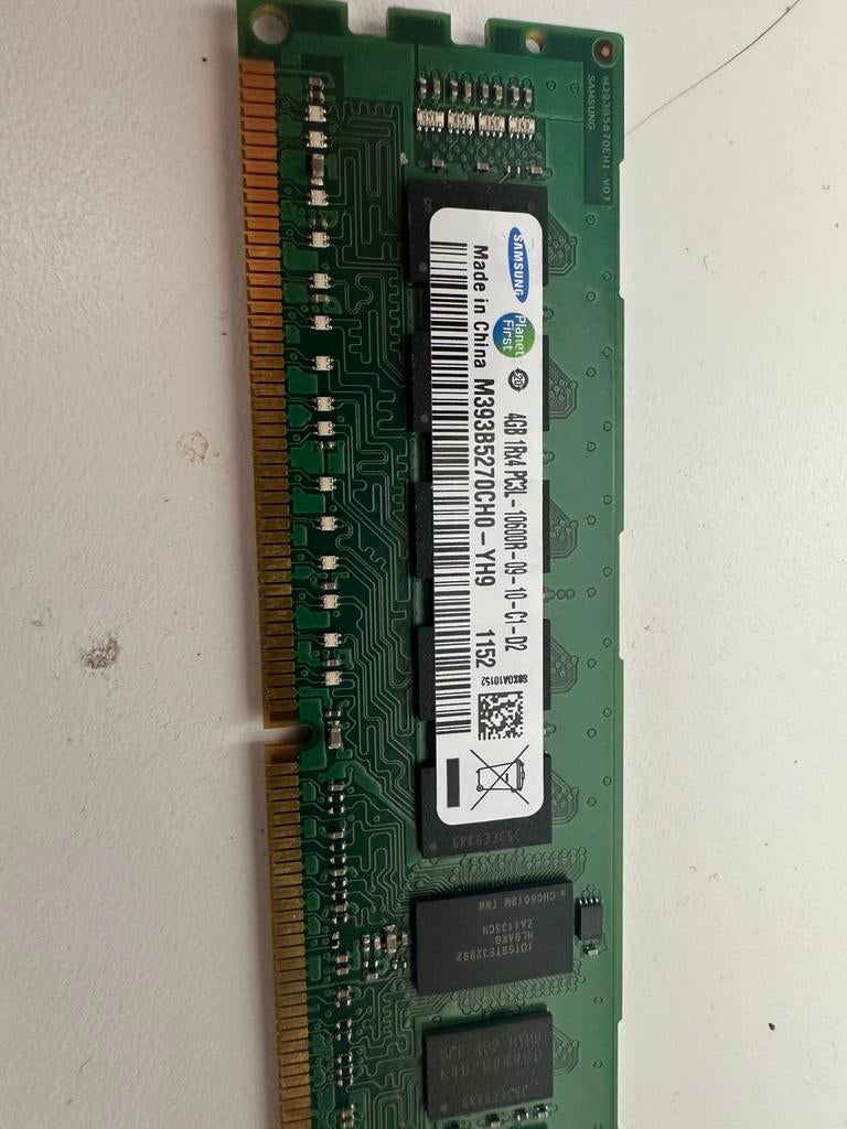 Samsung 4GB DDR3-1333 ECC Registered server RAM, Ophalen of Verzenden, Zo goed als nieuw, DDR3