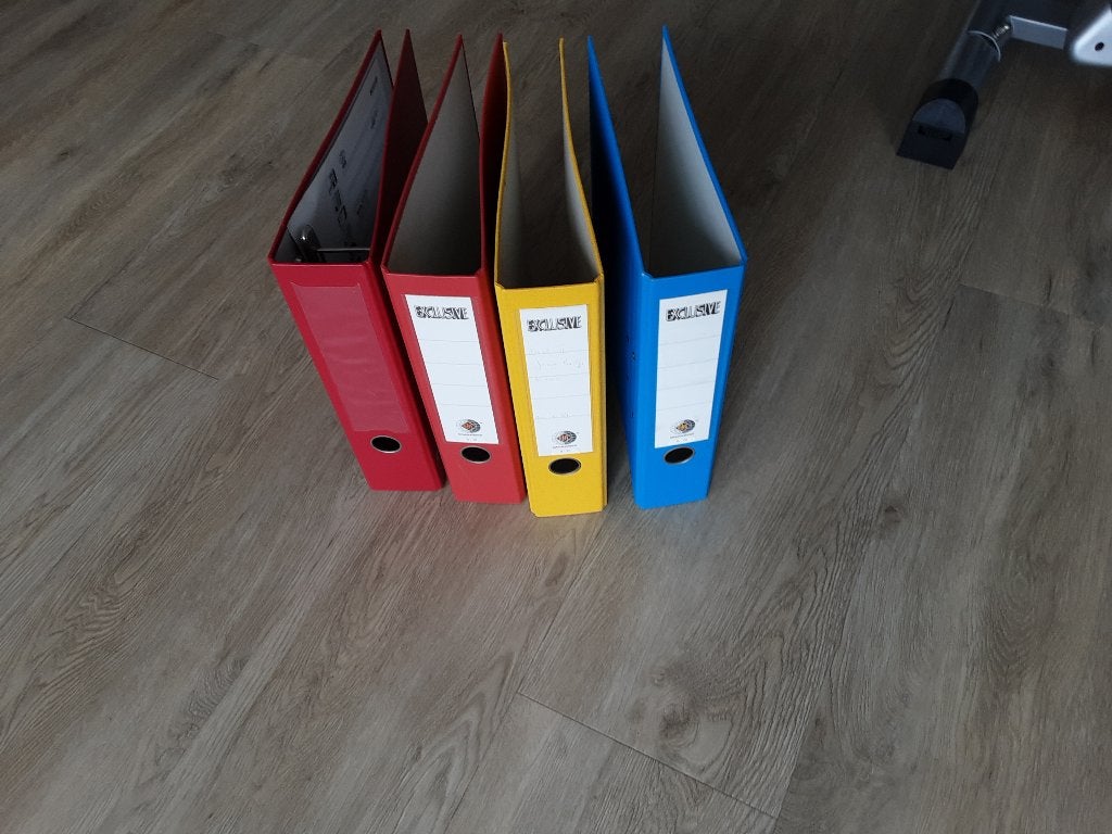 Ordners, Ophalen, Gebruikt