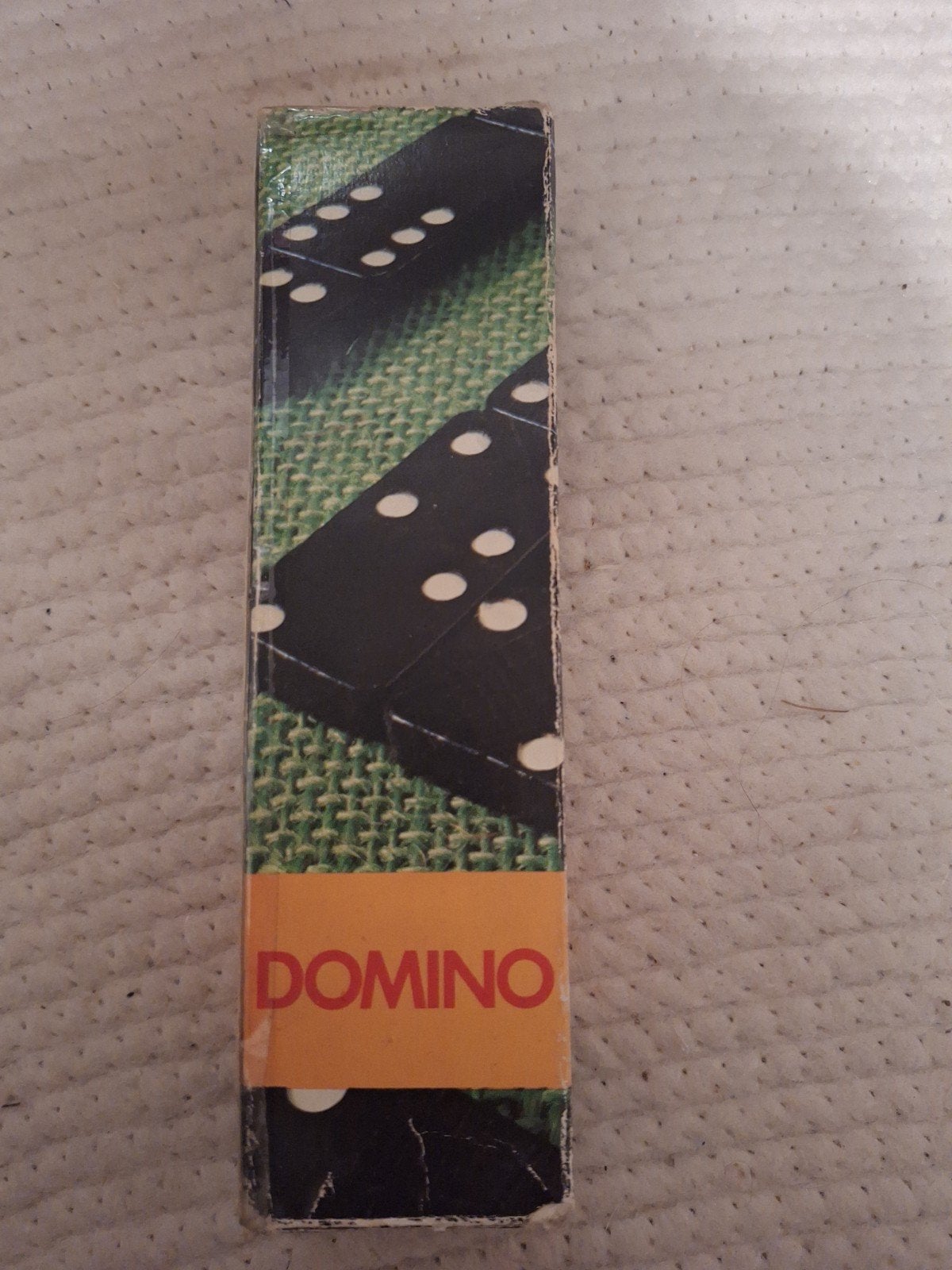 Vintage Domino spel - Doosje behoorlijk oud, Een of twee spelers, Ophalen of Verzenden, Gebruikt
