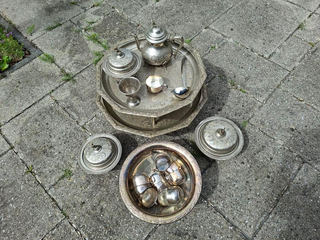 Marokkaans thee servies, Ophalen, Rechthoekig, Minder dan 55 cm, 60 cm of meer