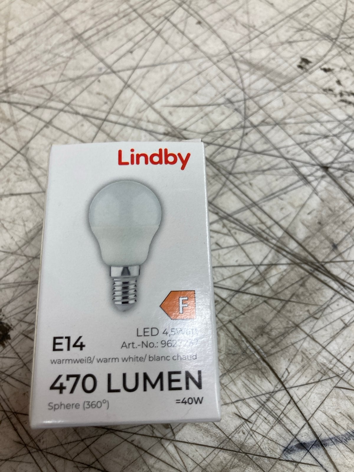 Lindby E14 LED Lamp 4.5W (40W equivalent) Warm Wit 470 Lumen, Wit, Overige merken, E14 (klein), Nieuw