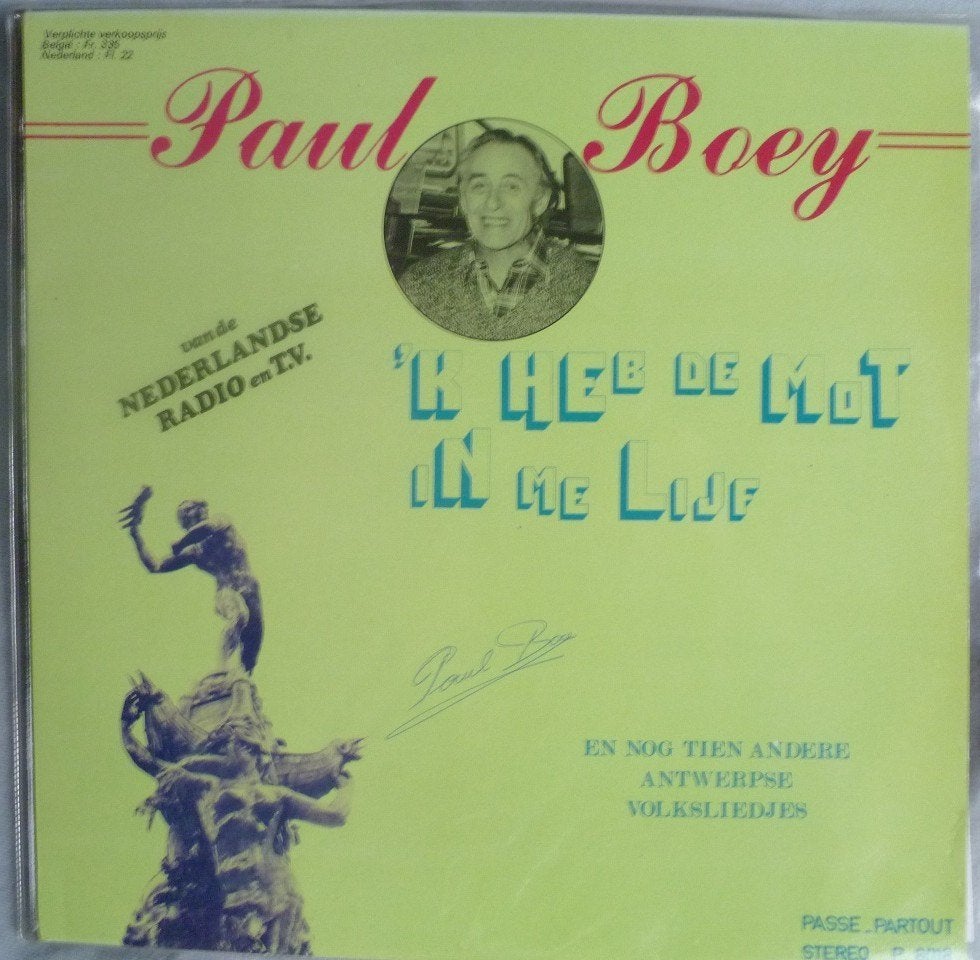 LP van Paul Boey, Gesigneerd, Ophalen of Verzenden, LP