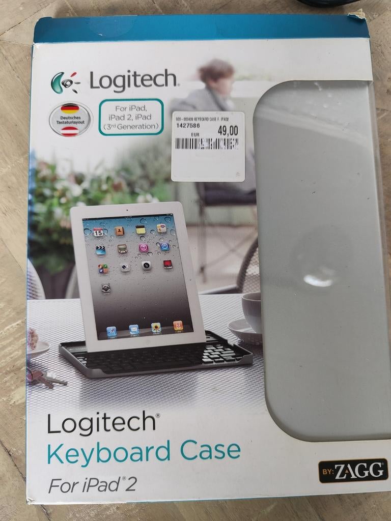 Logitech Keyboard Case voor iPad 2, Computers en Software, Apple iPads, Ophalen of Verzenden, Gebruikt, Apple iPad