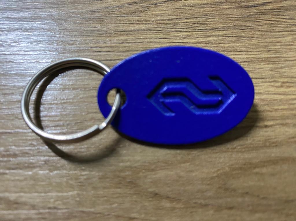 NIEUW Sleutelhanger NS Nederlandse Spoorwegen, Verzamelen, Spoorwegen en Tramwegen, Ophalen of Verzenden, Nieuw, Trein, Overige typen