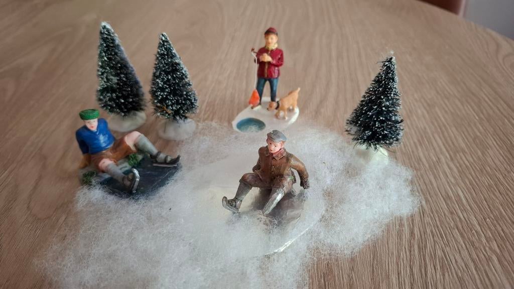 Watertafreeltje voor bij een kerstdorp, Ophalen of Verzenden
