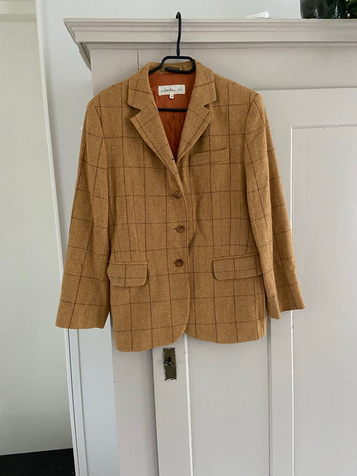 Josephine & Co. geruite blazer maat 38, Ophalen of Verzenden, Zo goed als nieuw, Maat 38/40 (M), Geel