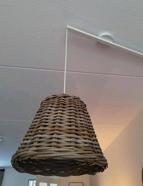 Rotan lampenkap / mand gratis afhalen, Ophalen, Zo goed als nieuw, Overige materialen, Minder dan 50 cm