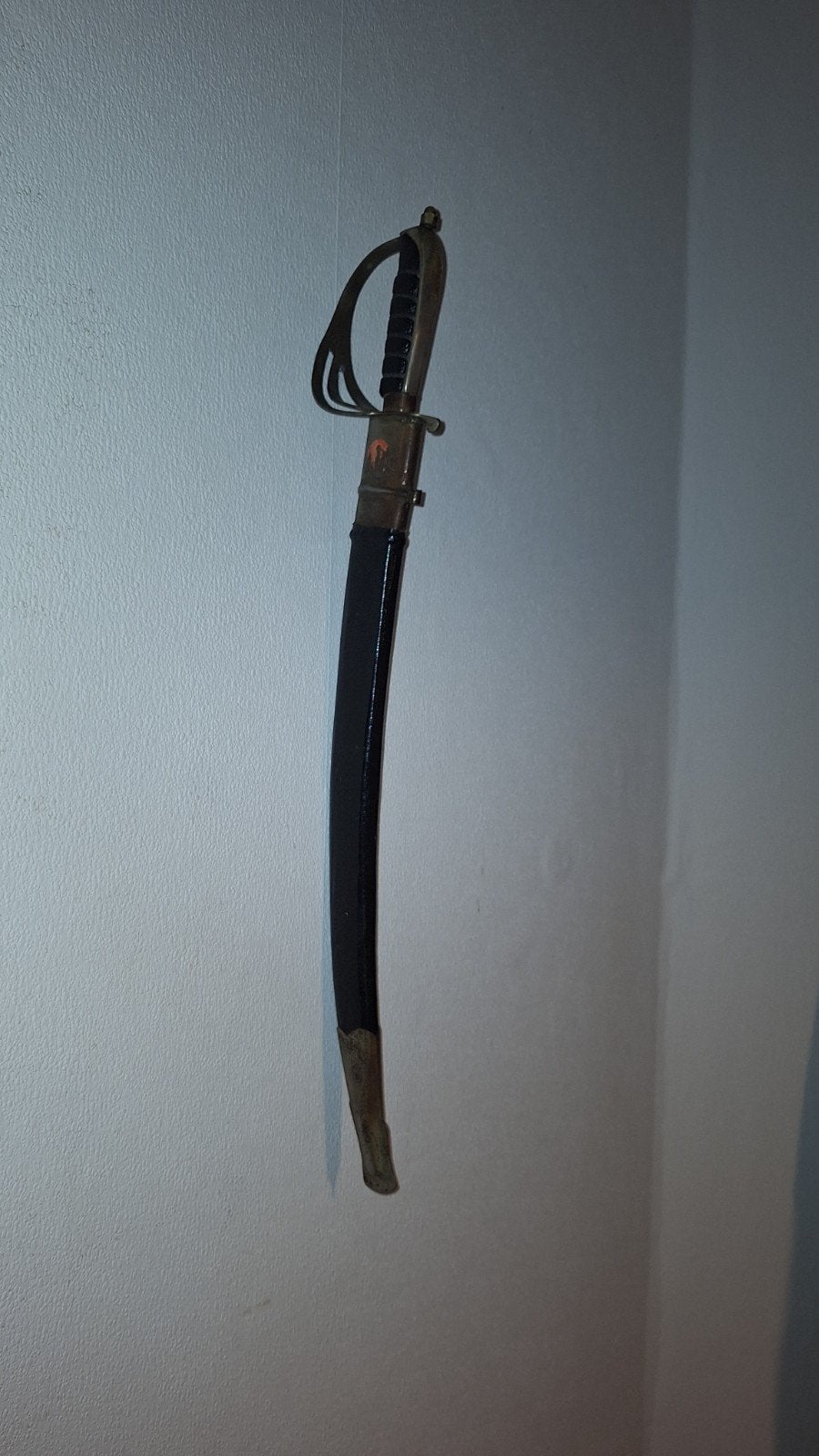 Antieke 19e Eeuwse Arabische Sabel met Schede, Ophalen of Verzenden, Landmacht, Nederland, Zwaard of Sabel