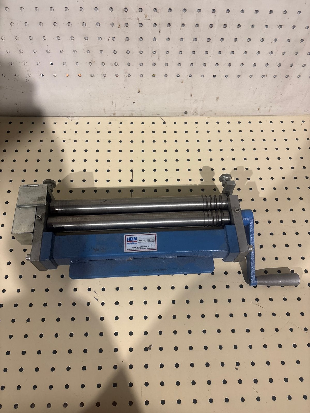 HBM Plaatwals 300 mm - Handbediend, Ophalen of Verzenden, Gebruikt
