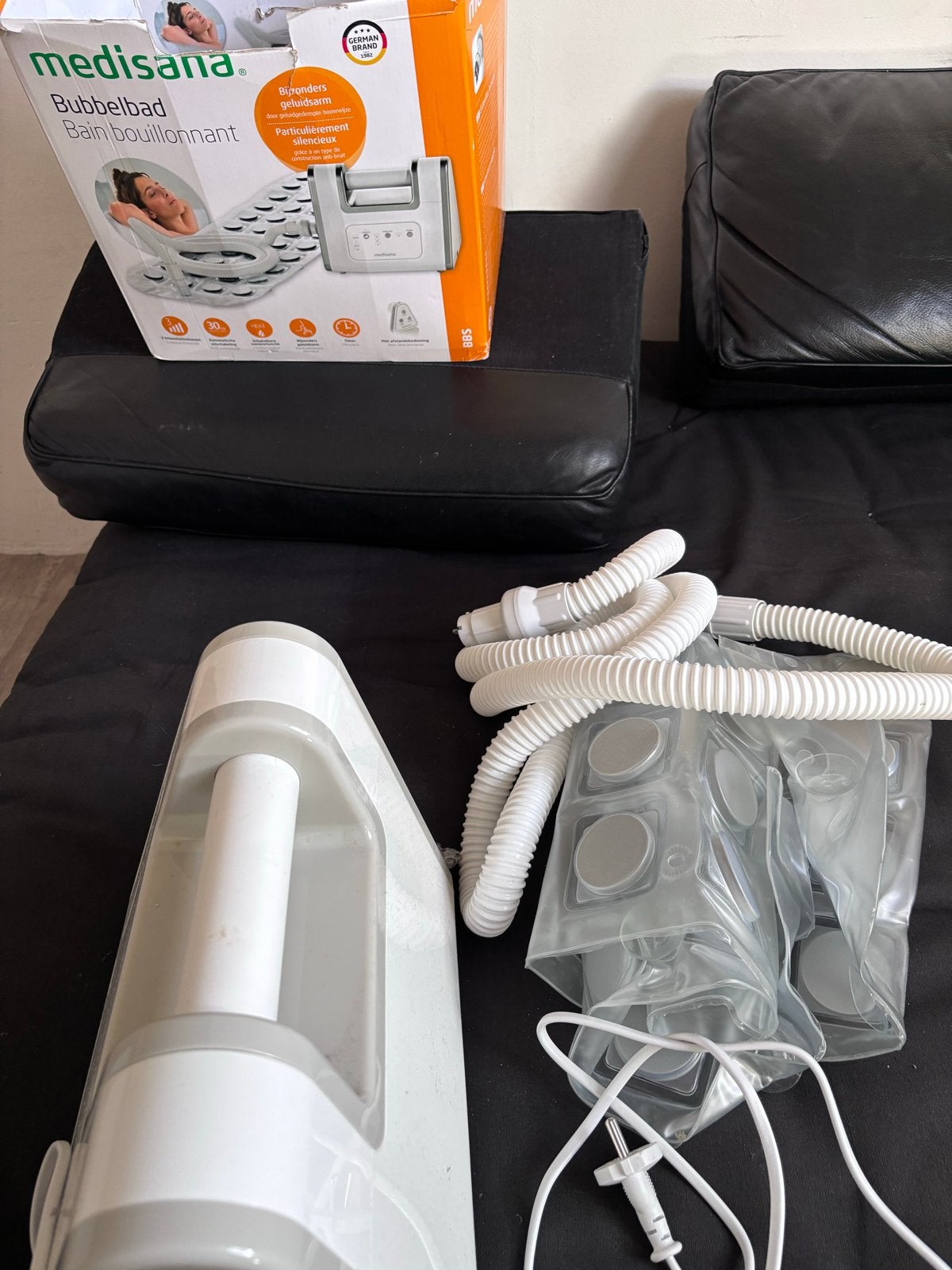 Medisana Bubbelbadmat met warmtefunctie en afstandsbediening, Ophalen of Verzenden, Zo goed als nieuw