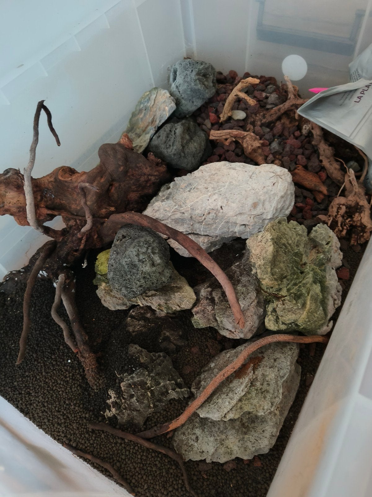 Aquarium decorative stones and woods, Ophalen