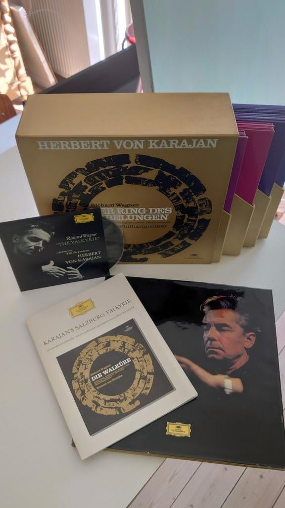 Wagner Der Ring des Nibelungen 21 LP's Karajan, Cd's en Dvd's, Opera of Operette, Ophalen of Verzenden, Zo goed als nieuw, Romantiek