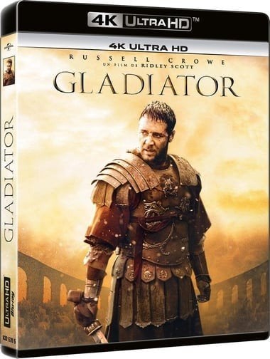 Gladiator 4K UHD/Ultra HD Blu-Ray FR NLO (Geseald) IMDb 8.6, Cd's en Dvd's, Ophalen of Verzenden, Nieuw in verpakking, Actie