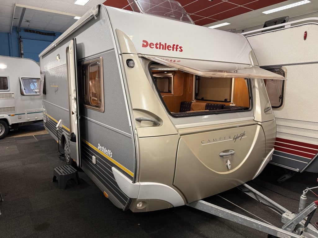 DETHLEFFS CAMPER 500 DB FRANSBED RONDZIT LUIFEL TOPSTAAT, Bedrijf, Overige typen, Dethleffs, 5 tot 6 meter