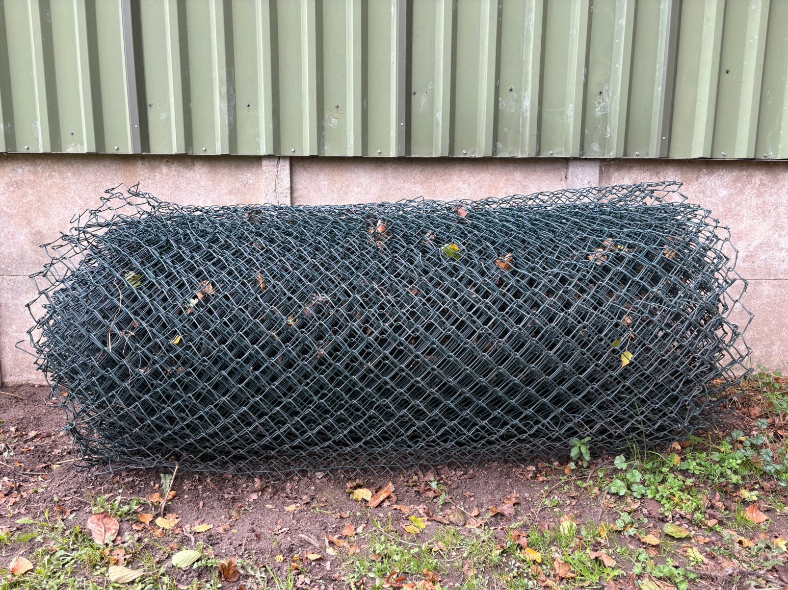 Groen geplatificeerd zwaar harmonicagaas 2 m hoog 80 meter, Ophalen, Gebruikt, 20 meter of meer, Gaas