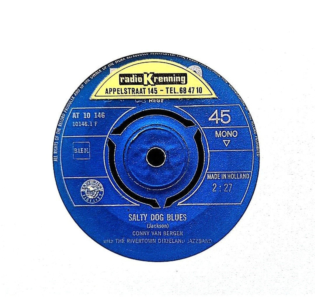 7"/SINGLE  CONNY VAN BERGEN - Salty Dog Blues, Ophalen of Verzenden, Gebruikt