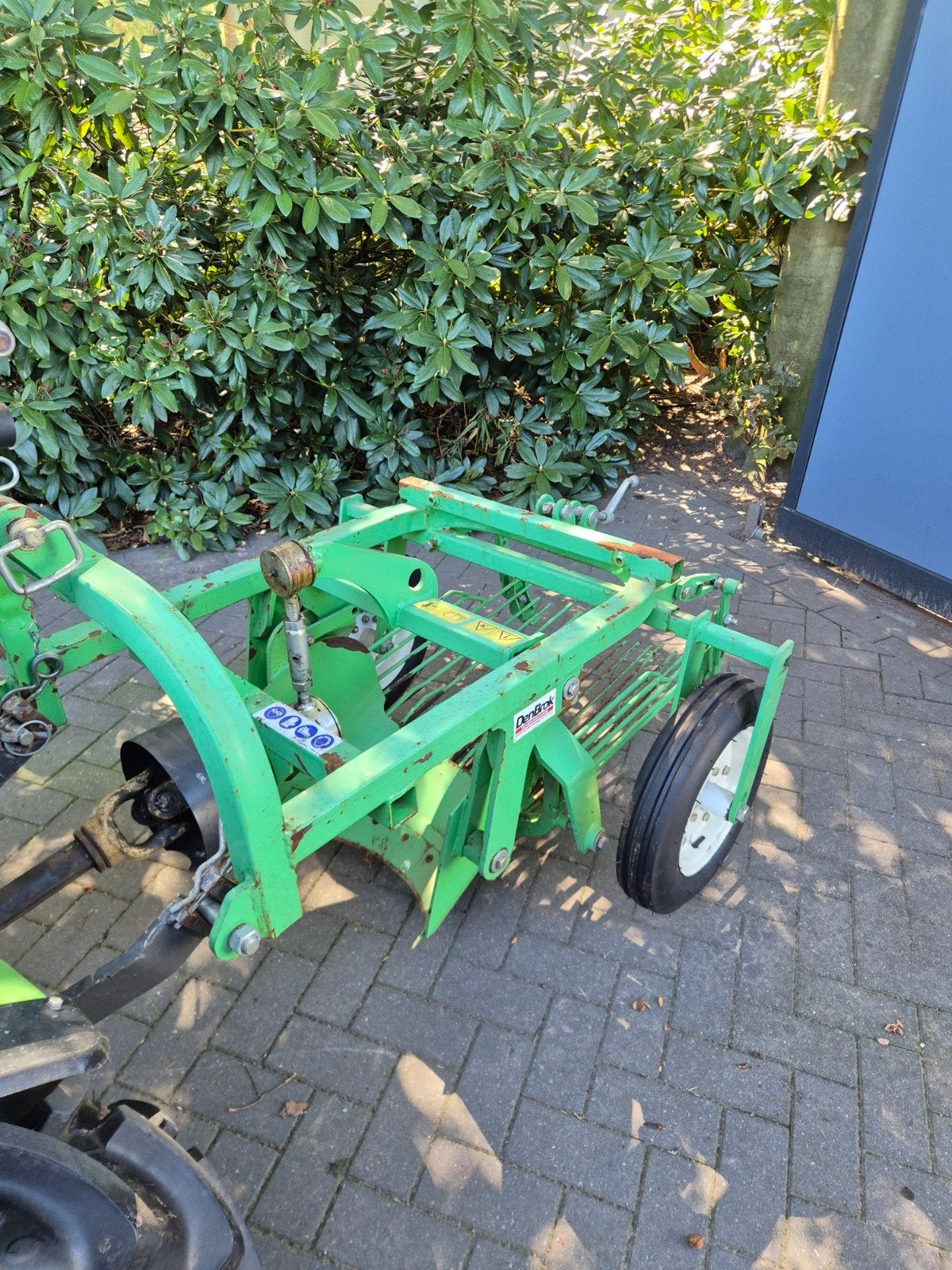 Aardappelrooier 1 rij, Ophalen