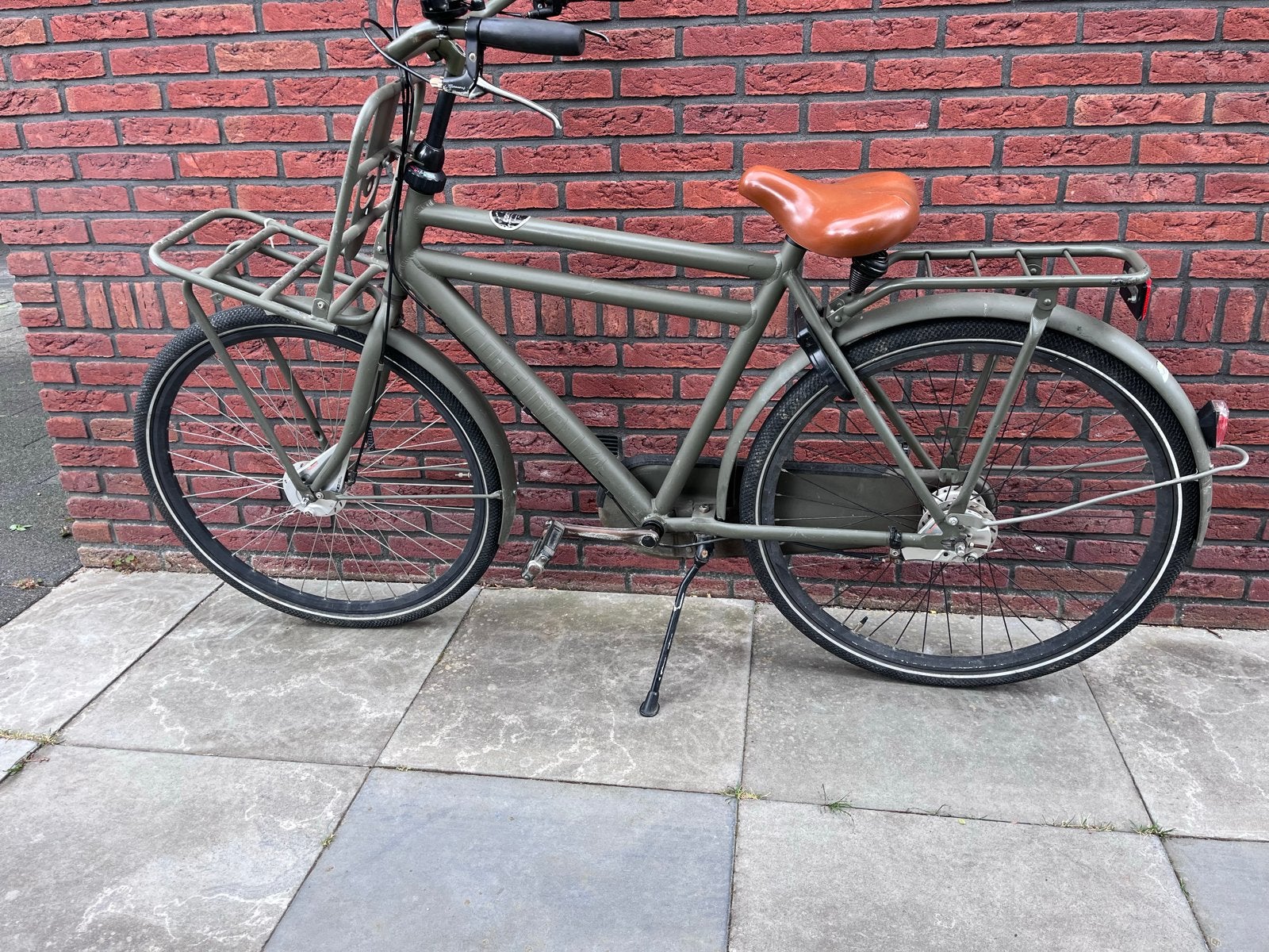 Cortina U4 Raw Transportfiets - Legergroen 28 inch, Ophalen, Gebruikt, Overige merken, Versnellingen
