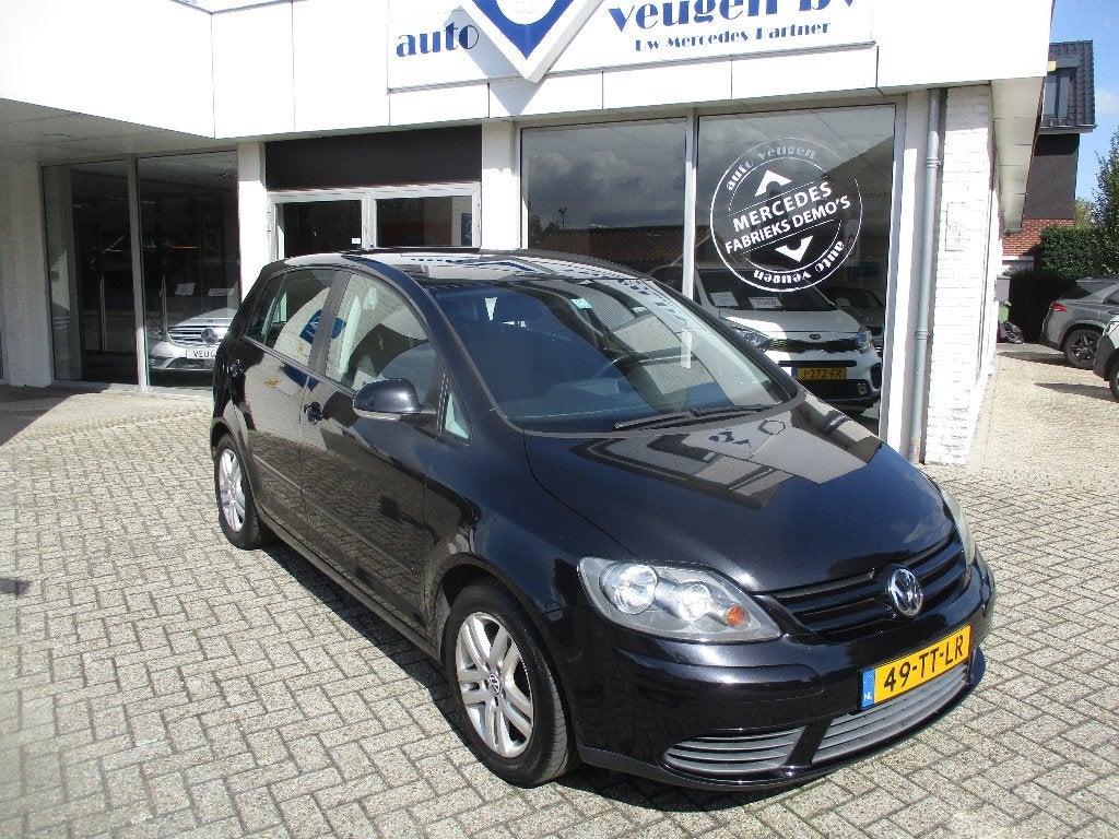 Volkswagen Golf Plus 1.6 FSI 85KW 2007 Zwart, Auto's, Stof, Zwart, 4 cilinders, Zwart