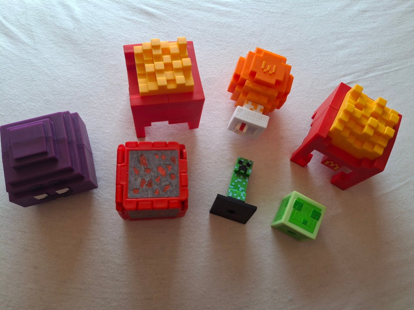 Minecraft McDonald's Happy Meal Speeltjes Set, Ophalen of Verzenden