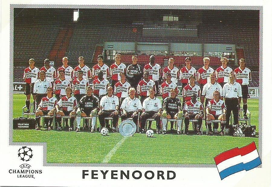 1999-2000 plaatjes Panini UEFA Champions League Feyenoord 17, Verzamelen, Verzenden, Zo goed als nieuw, Buitenlandse clubs, Poster, Plaatje of Sticker