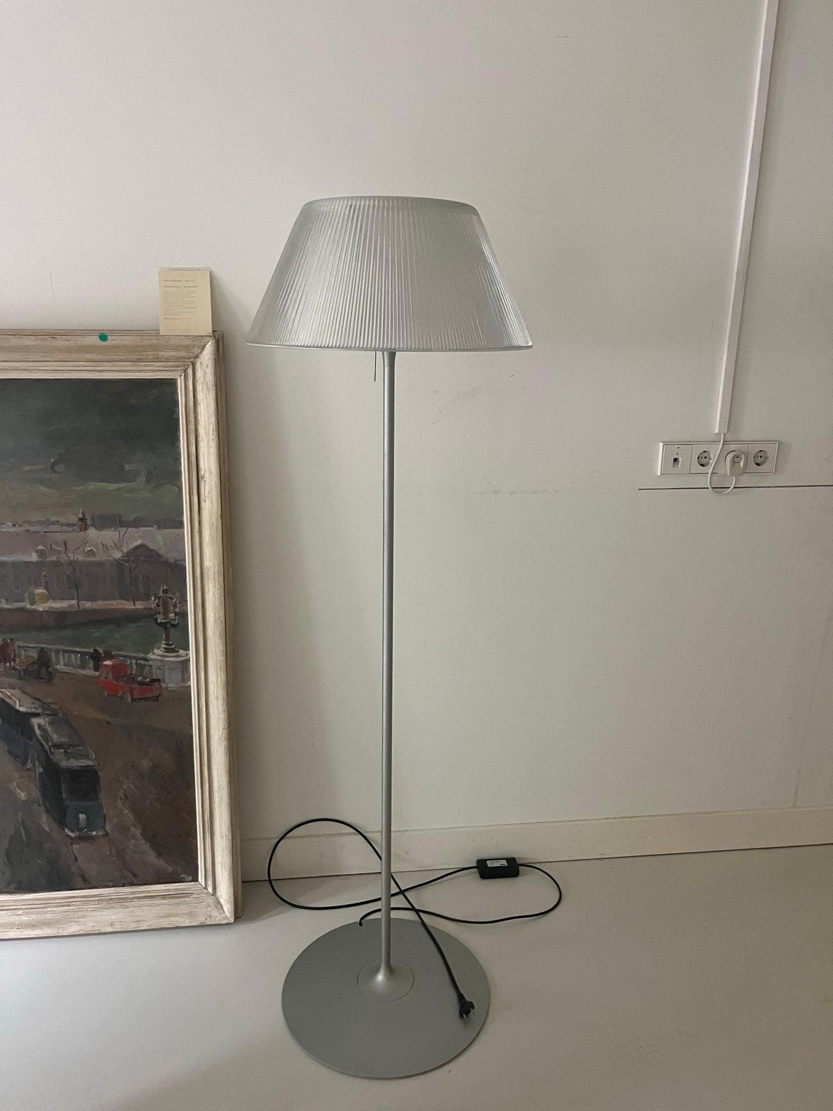 Flos Romeo Moon F-vloerlamp - Philippe Starck (1998), Ophalen, E27 (groot), 150 tot 200 cm, Glas