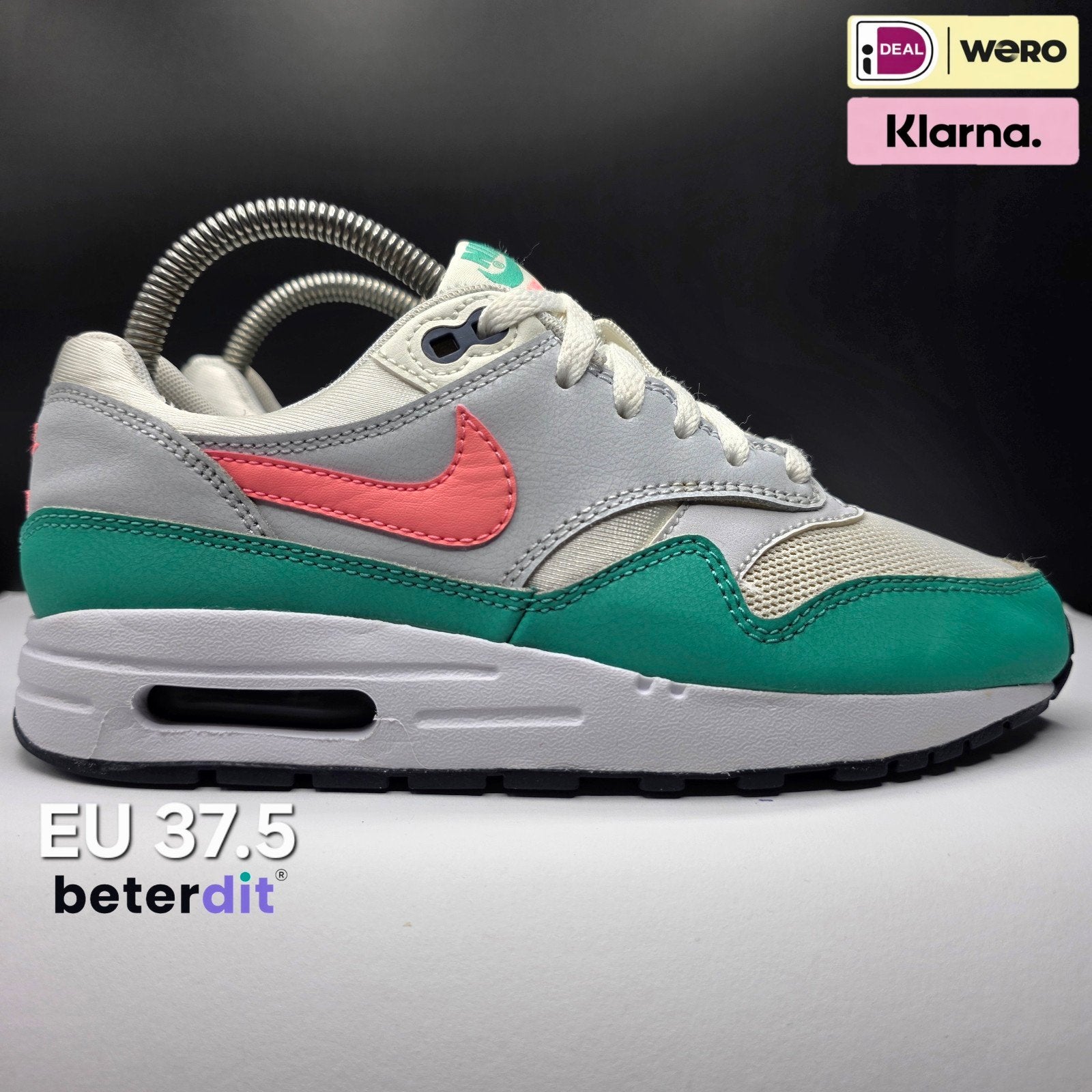 Nike Air Max 1 GS 'Watermelon' Maat: 37.5, Ophalen of Verzenden, Nike, Nike, Nike air max