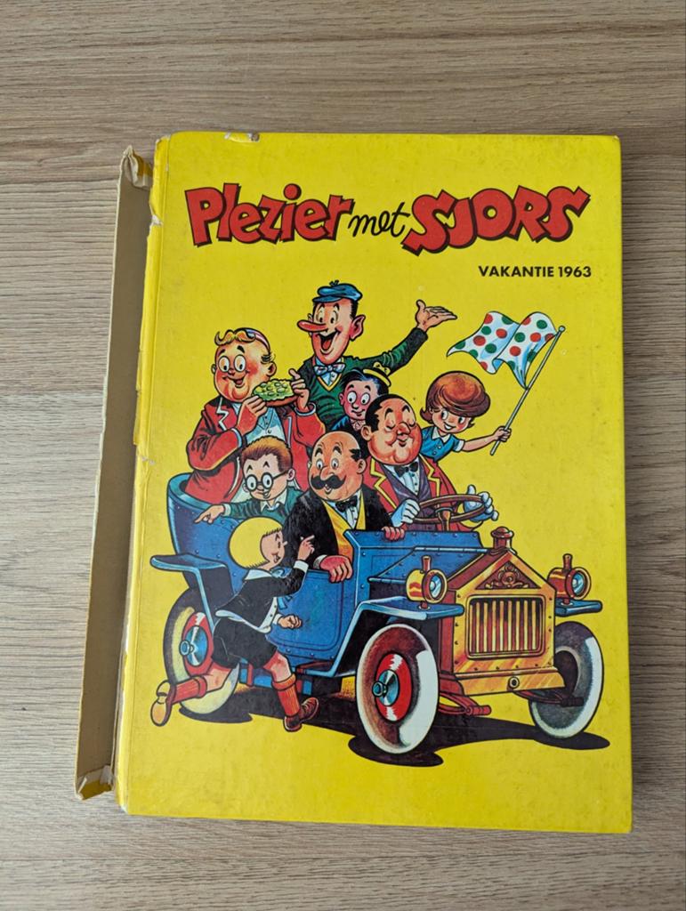 Plezier van Sjors 1963, Eén stripboek, Ophalen of Verzenden, Gelezen
