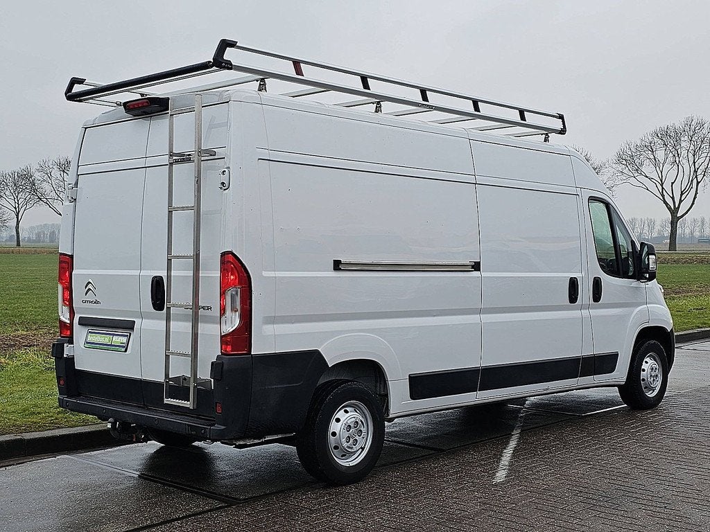 CITROEN JUMPER 2.2 l3h2 165pk navi ac, Auto's, Gebruikt, Euro 6, Citroën, Wit