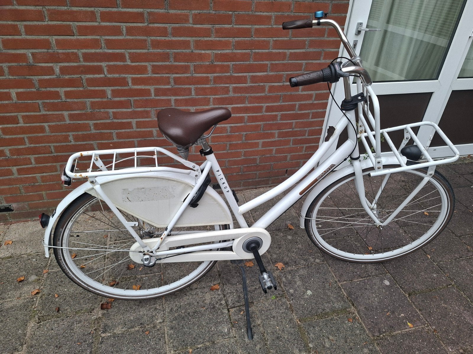 Sparta damesfiets 53 cm met voordrager, Sparta, Ophalen of Verzenden, 50 tot 53 cm, Gebruikt