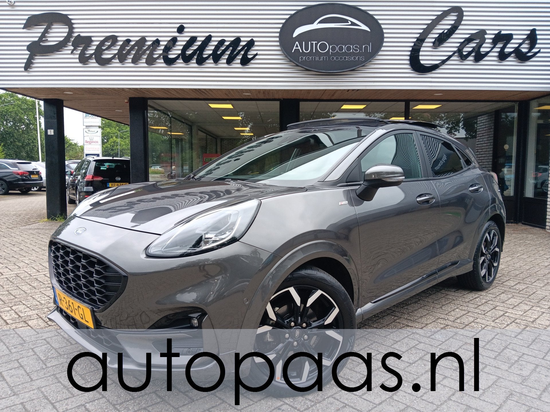 Ford Puma 1.0 EcoBoost Hybrid ST-Line XAutomaat,DAK.ADAPTIVE, Auto's, Dealer onderhouden, 125 pk, Bedrijf, Hybride Elektrisch/Benzine