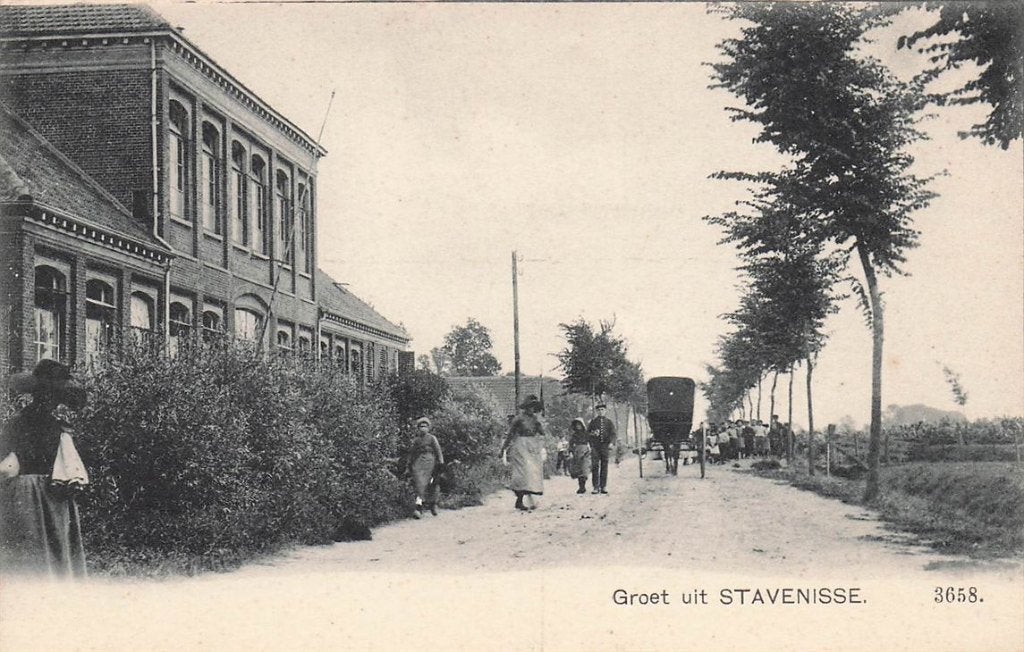 703-067-025 Groet uit Stavenisse, Verzenden, Voor 1920, Zeeland