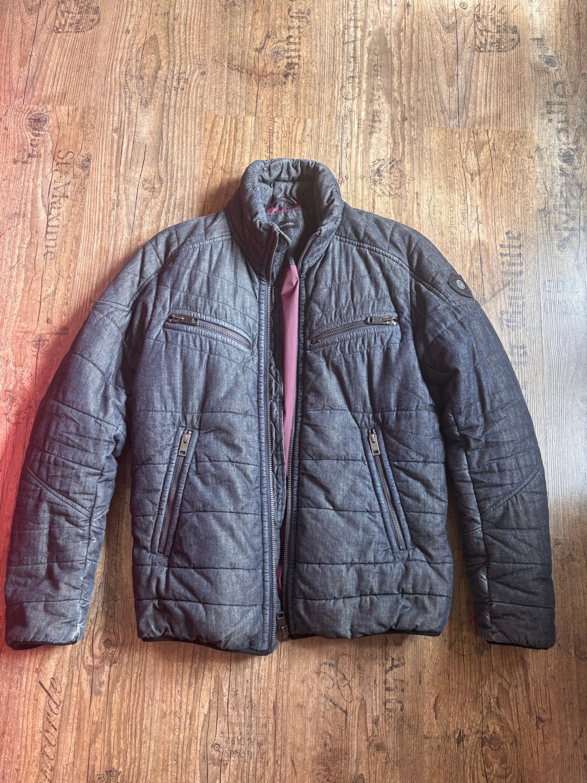 Diesel Winterjas Maat M - Stijlvol en Warm, Kleding | Heren, Jassen | Winter, Ophalen of Verzenden, Gedragen, Maat 48/50 (M), Blauw