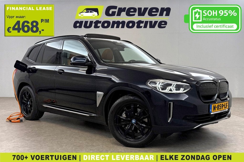 BMW iX3 Executive Shadow Line 80 kWh 286PK | Snelladen | SOH, Auto's, BMW, Automaat, Achterwielaandrijving, Gebruikt, 750 kg