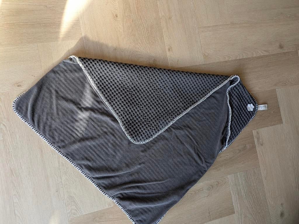 Koeka Wikkeldoeken - Antraciet & Blauw, Kinderen en Baby's, Ophalen of Verzenden, Gebruikt, Minder dan 70 cm, Bakerzak of Bakerdoek