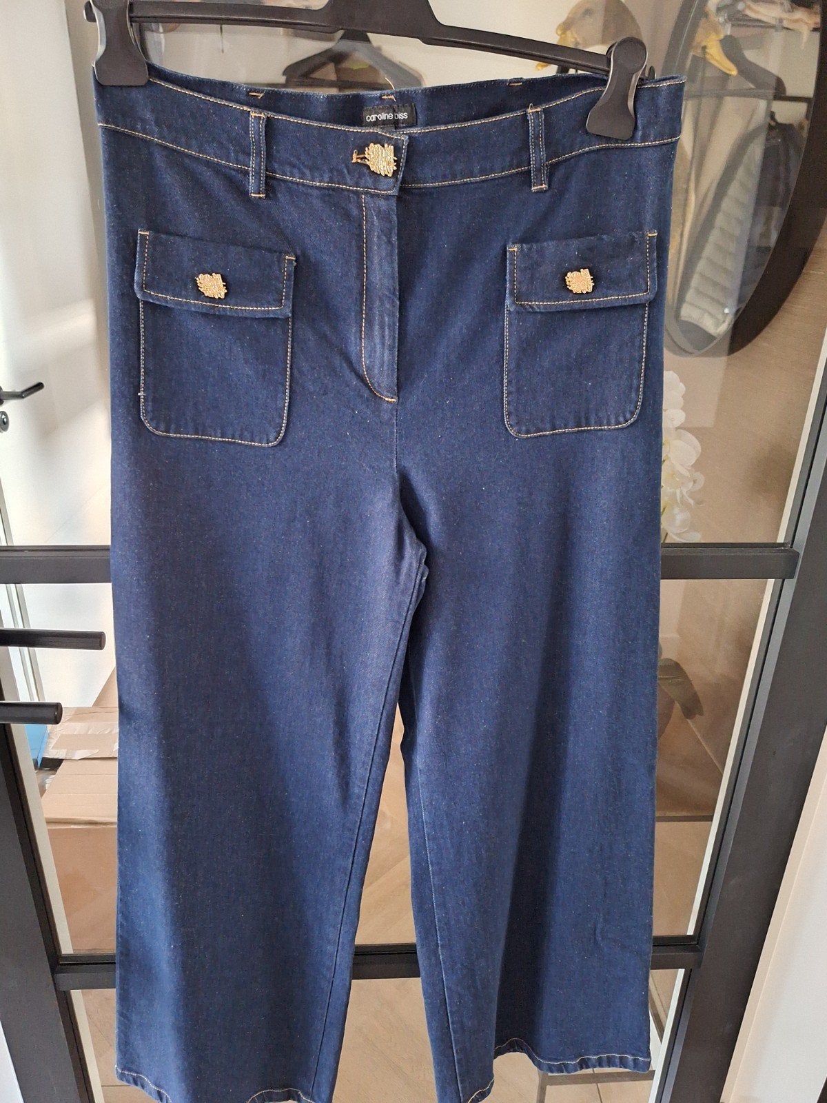 Caroline Biss nieuwe jeanspantalon, Blauw, Maat 42/44 (L), Nieuw, Ophalen of Verzenden