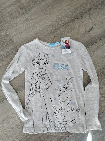 Nieuw met kaartje Frozen (Elsa&Olaf) longsleeve meiden shirt, Kinderen en Baby's, Meisje, Nieuw, Ophalen of Verzenden, Shirt of Longsleeve