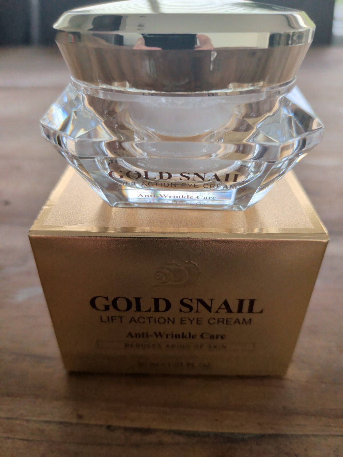 Gold Snail lift action eye cream 30ml, Ophalen of Verzenden, Nieuw, Ogen, Verzorging