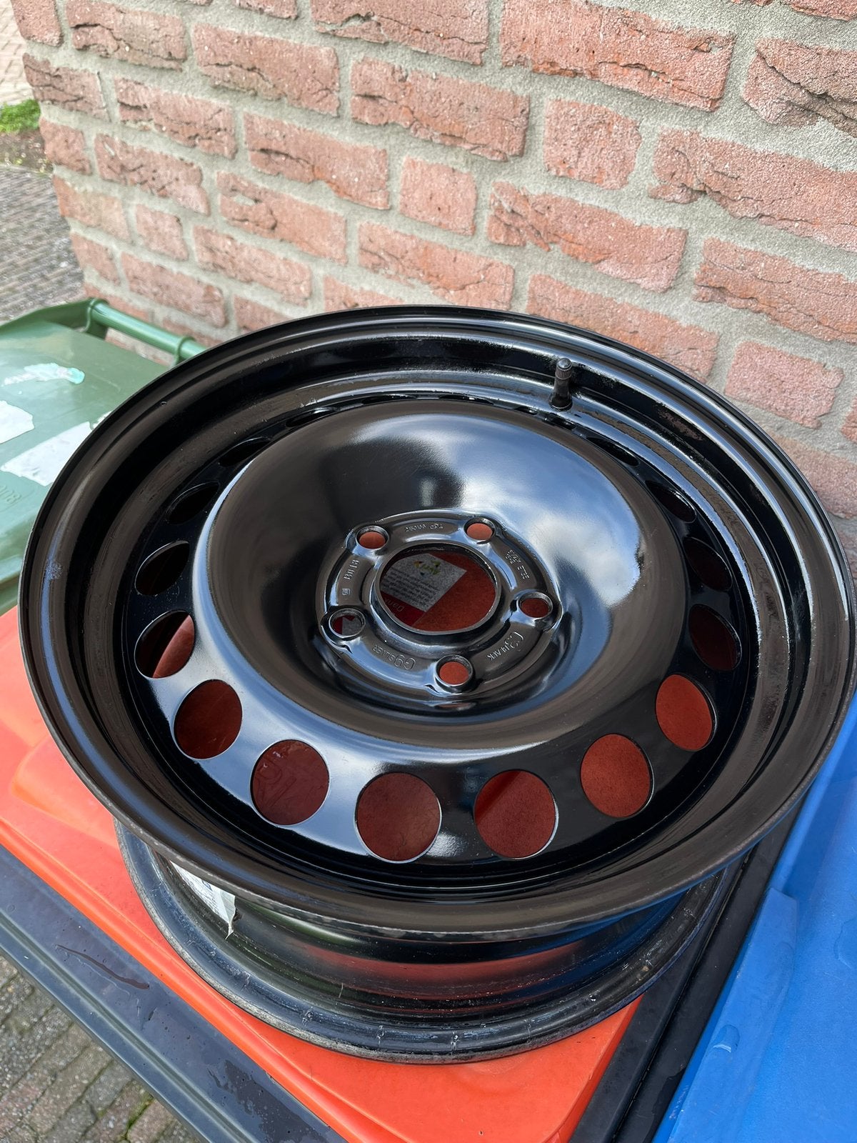 Te koop originele opel velgen 5 gaats, Ophalen, Gebruikt