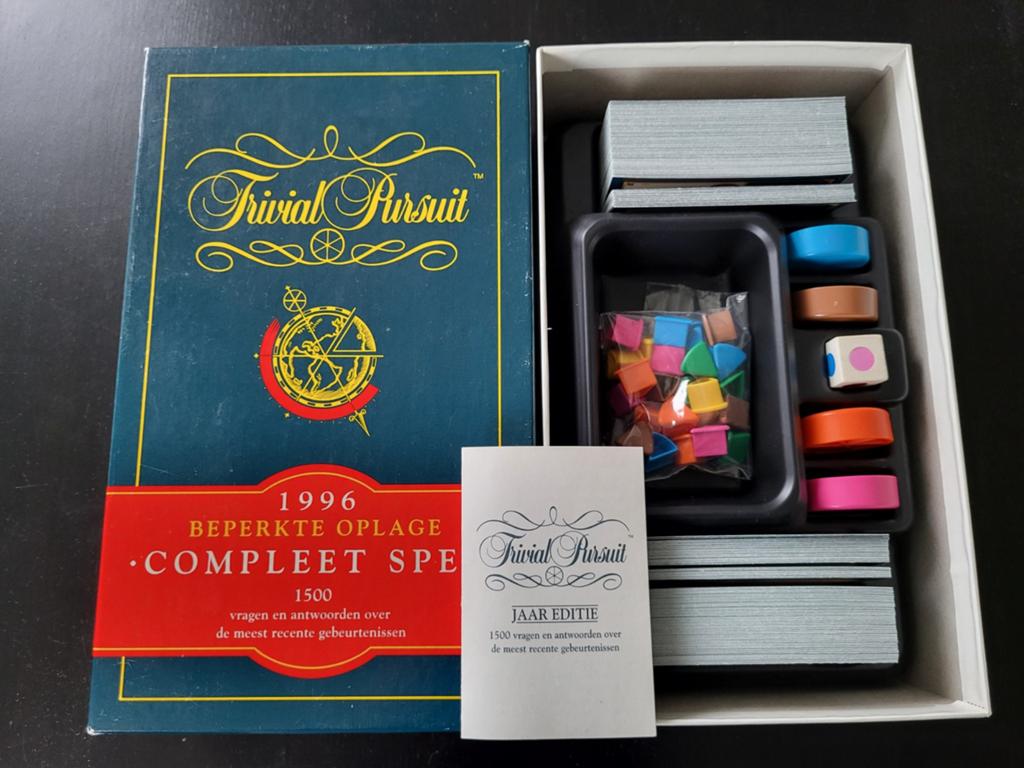 Trivial Pursuit / Triviant Jaar Editie 1996 beperkte oplage, Vijf spelers of meer, Ophalen of Verzenden, Gebruikt, Parker
