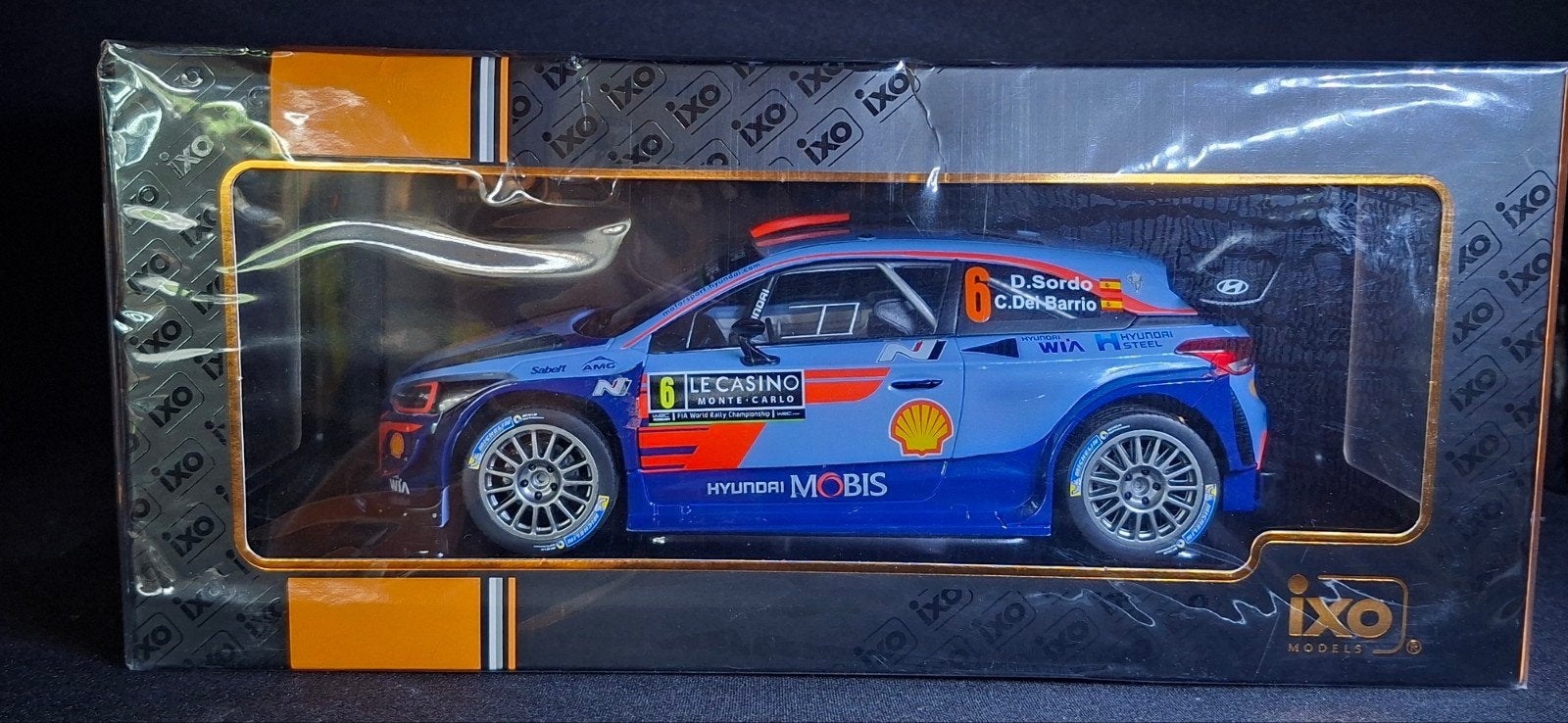 Hyundai i20 WRC 2018 D.Sordo  #6 Rallye Monte-Carlo BIEDEN, Ophalen of Verzenden, Nieuw, Auto, Overige merken