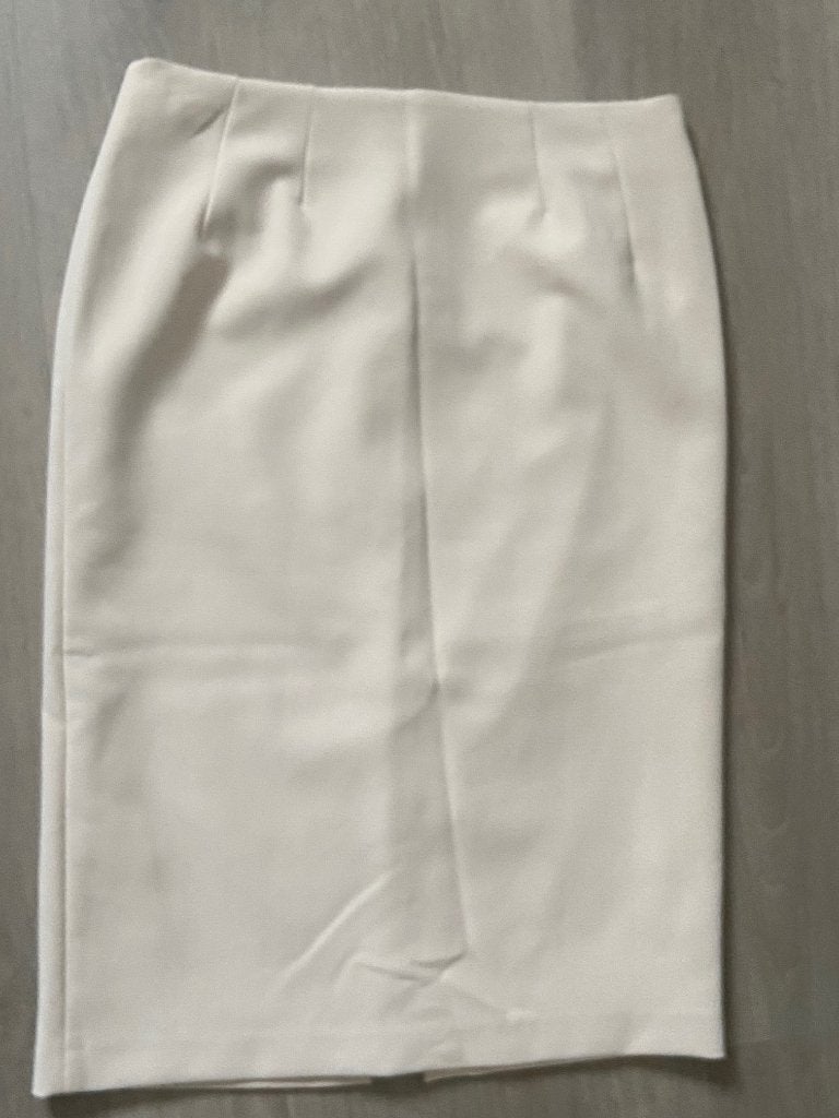 Elisabetta Franchi rok kleur beige, Maat 38/40 (M), Beige, Zo goed als nieuw, Knielengte