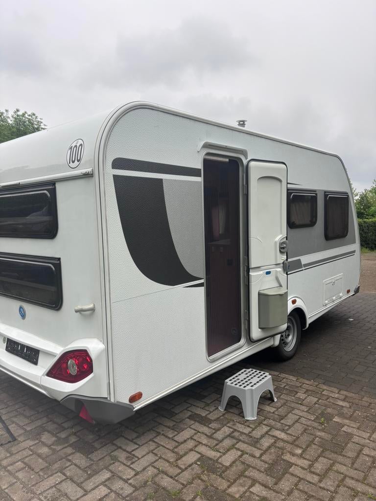 Knaus Sport 450 LK Stapelbed Voortent !!!, Bedrijf, Treinzit, 4 tot 5 meter, Schokbreker