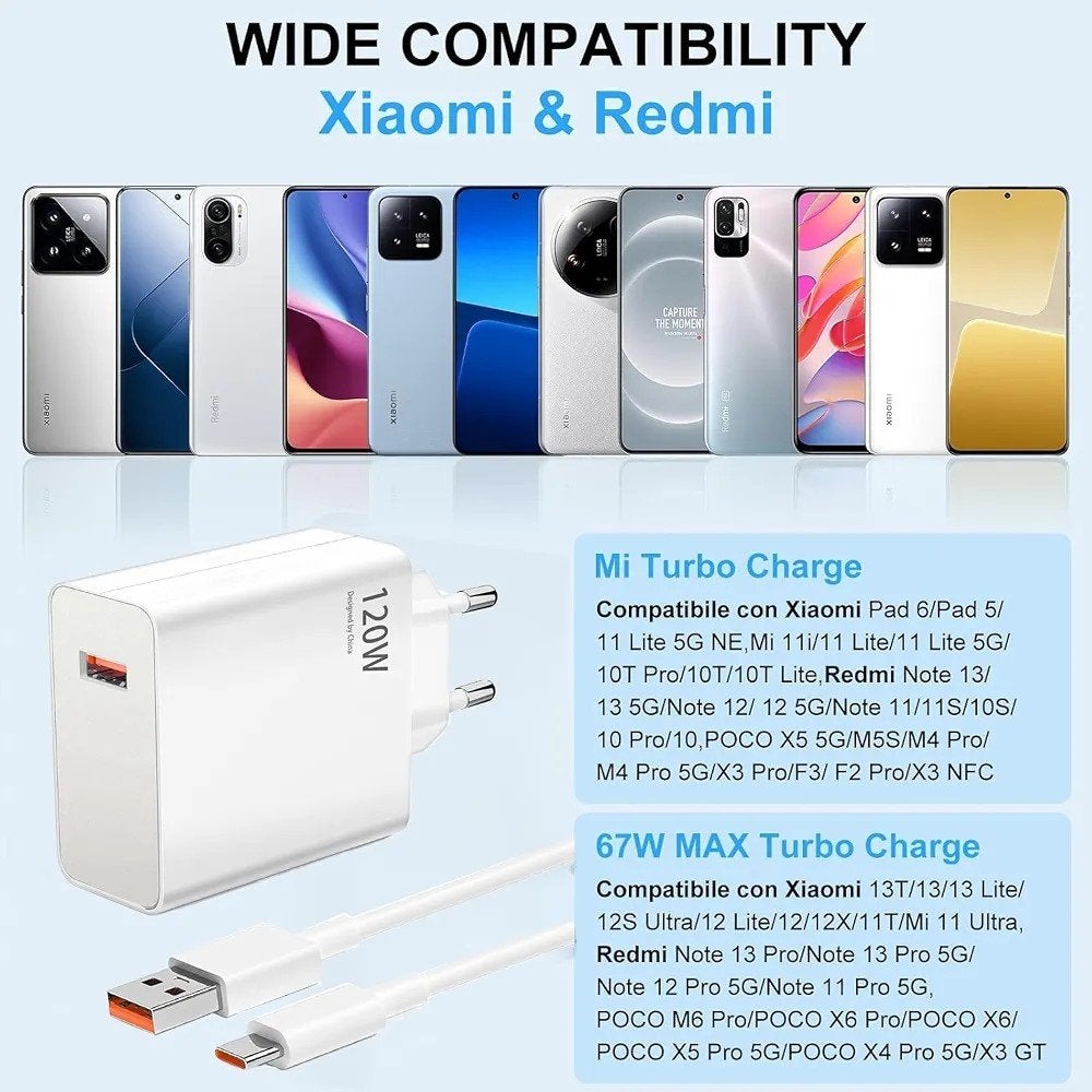 Xiaomi 67W Snellader met USB-C kabel - Nieuw, Nieuw, Snellader, Xiaomi, USB-C