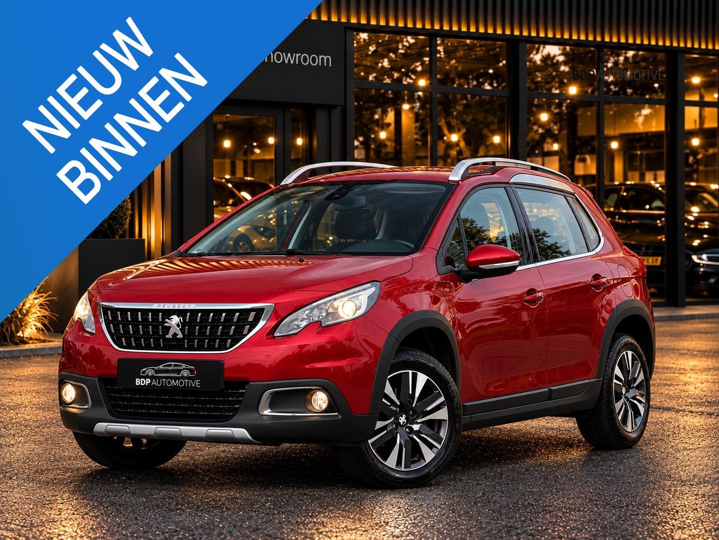 Peugeot 2008 1.2 PureTech Allure D-Riem nieuw bij aflevering, Voorwielaandrijving, Dealer onderhouden, Stof, Euro 6
