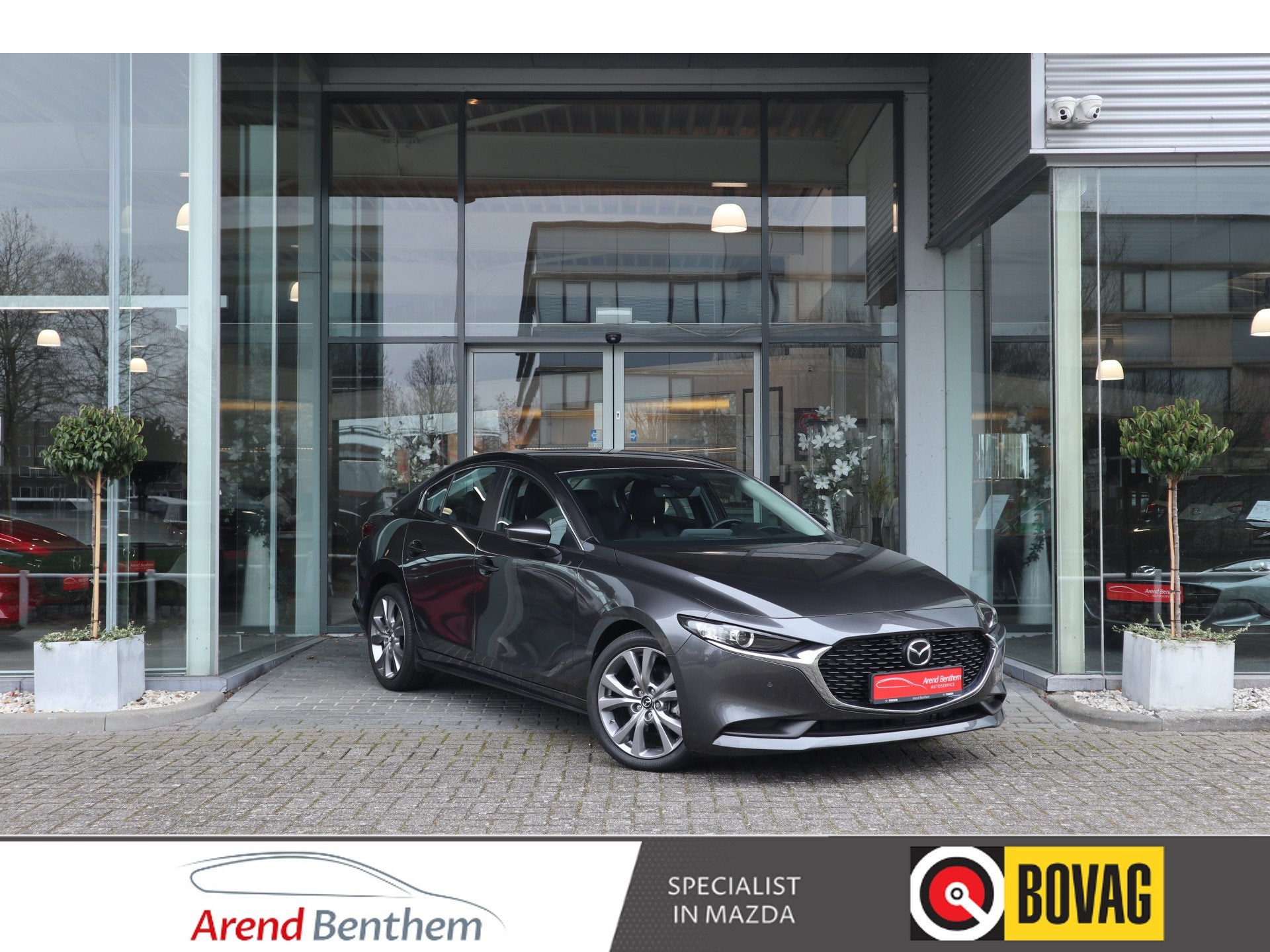 Mazda 3 Automaat 2.0 E-SkyActiv-G 122 Camera / Leer / Navi /, Auto's, Mazda, Gebruikt, 4 cilinders, 122 pk, Bedrijf