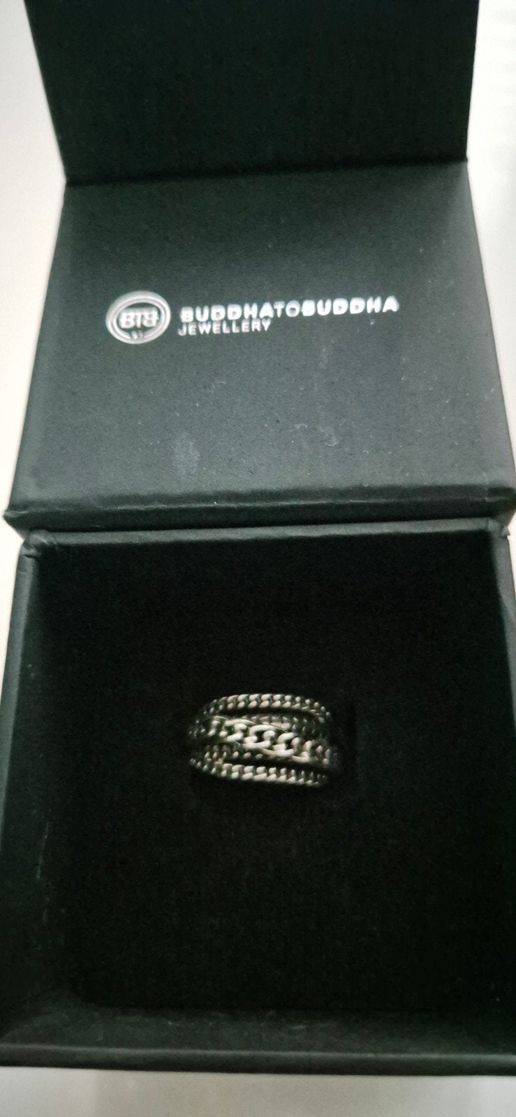 Buddha to Buddha ring maat 18 zgan, 18 tot 19, Ophalen of Verzenden, Zo goed als nieuw, Dame of Heer