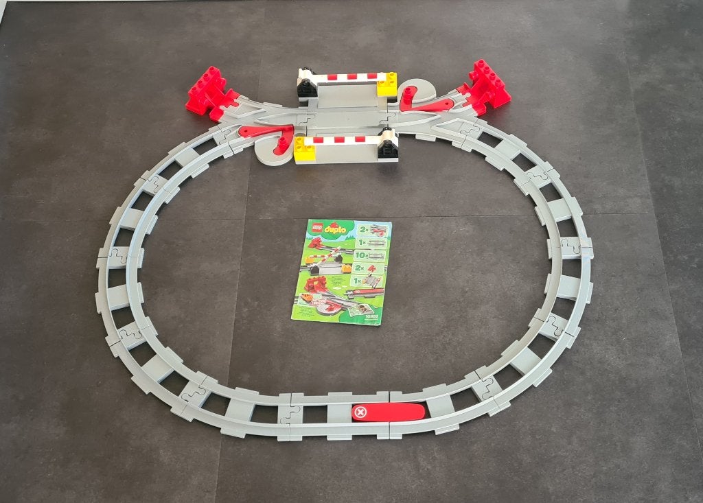 Lego 10882 Duplo Treinrails, Ophalen, Gebruikt, Compleet, Duplo