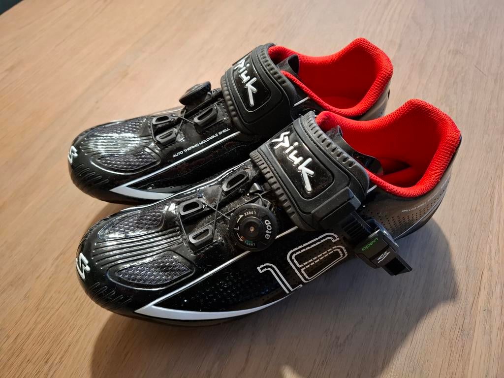 Spiuk wielrenschoenen fiber shimano SPD maat 41, Ophalen of Verzenden, Zo goed als nieuw, Schoenen